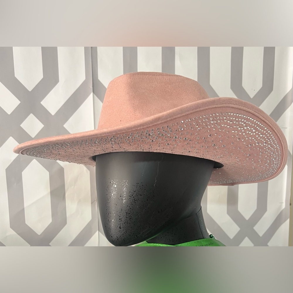 Powder Pink Rhinestone Cowboy Hat